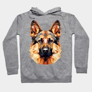 Geometric German Shepherd Hoodie